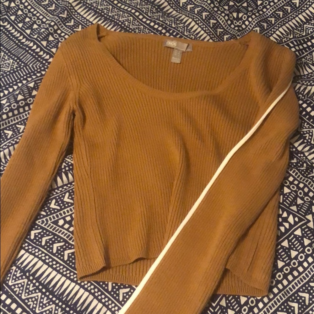 ASOS Tan Cropped Sweater